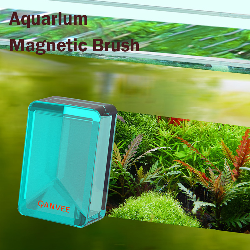 Planted Aquarium Accessories - Qanvee Aquarium Magnetic Brush Cleaning Tools