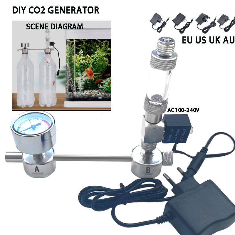 Planted Aquarium Fertilizer - Aquarium DIY CO2 Generator System Kit