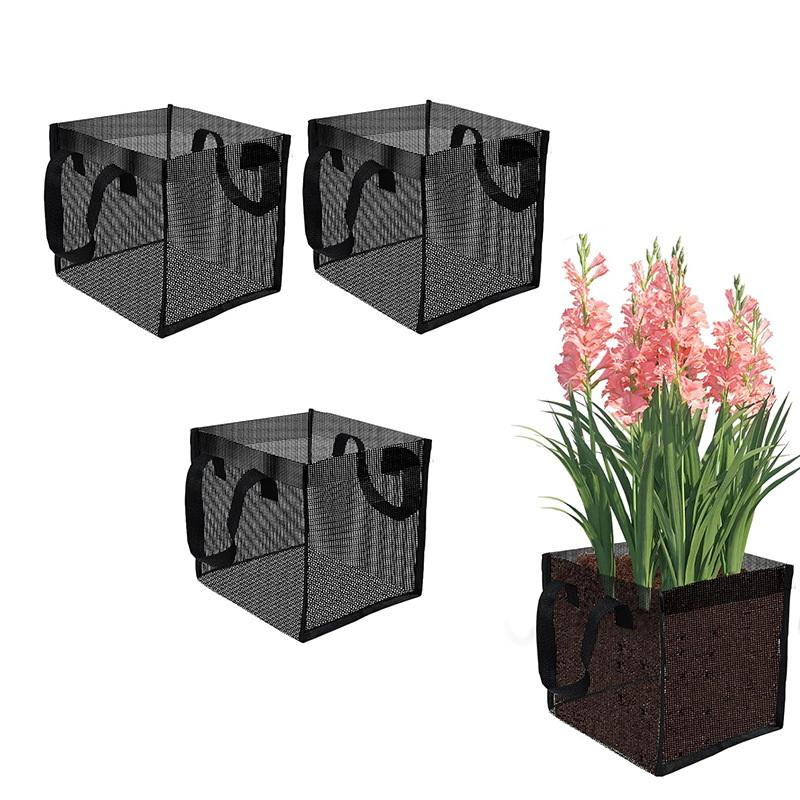 Aquarium Planted Aquarium - 4 Pcs Black Mesh Pond Planting