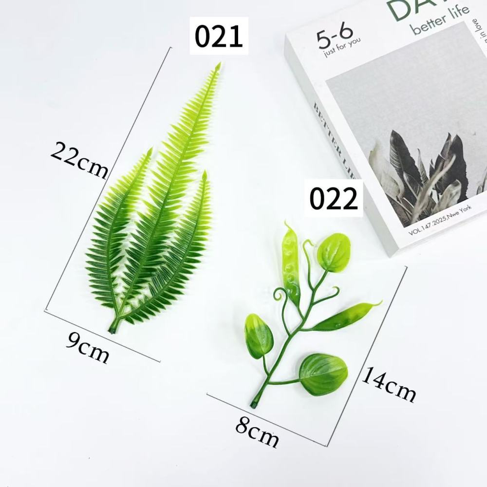 Aquarium Planted Wall - Plastic Fake Greenery Eucalyptus Persian Grass