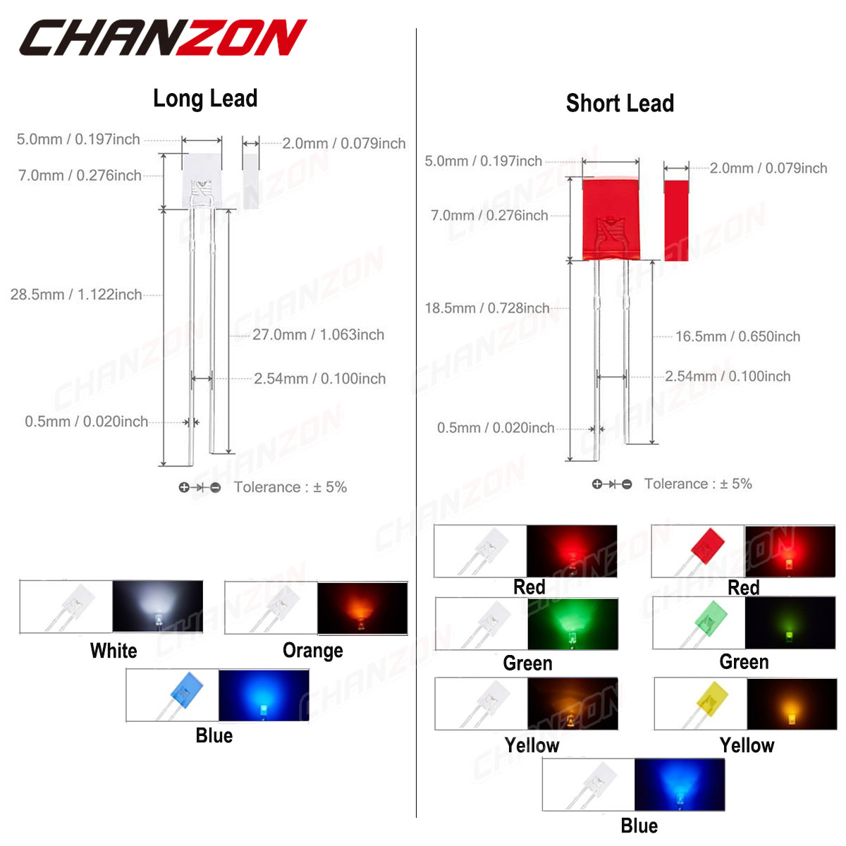 Bộ 100 2X5X7 Mm LED Vuông Diod - đánh giá và giá Ludwigia Super Red
