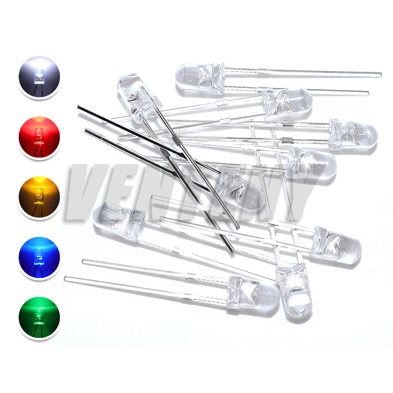 100pcs 3mm LED Diode Ultra Bri - đánh giá và giá Ludwigia Super Red