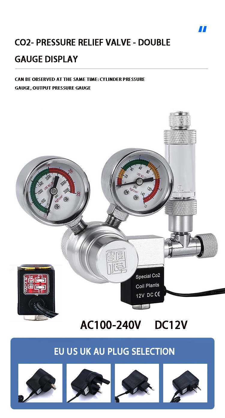 Aquarium CO2 Regulator Solenoi - đánh giá và giá Planted Aquarium Equipment