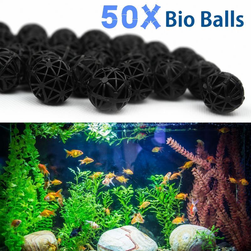 50Pcs 16mm Bio Balls Aquarium  - đánh giá và giá Planted Aquarium Fertilizer