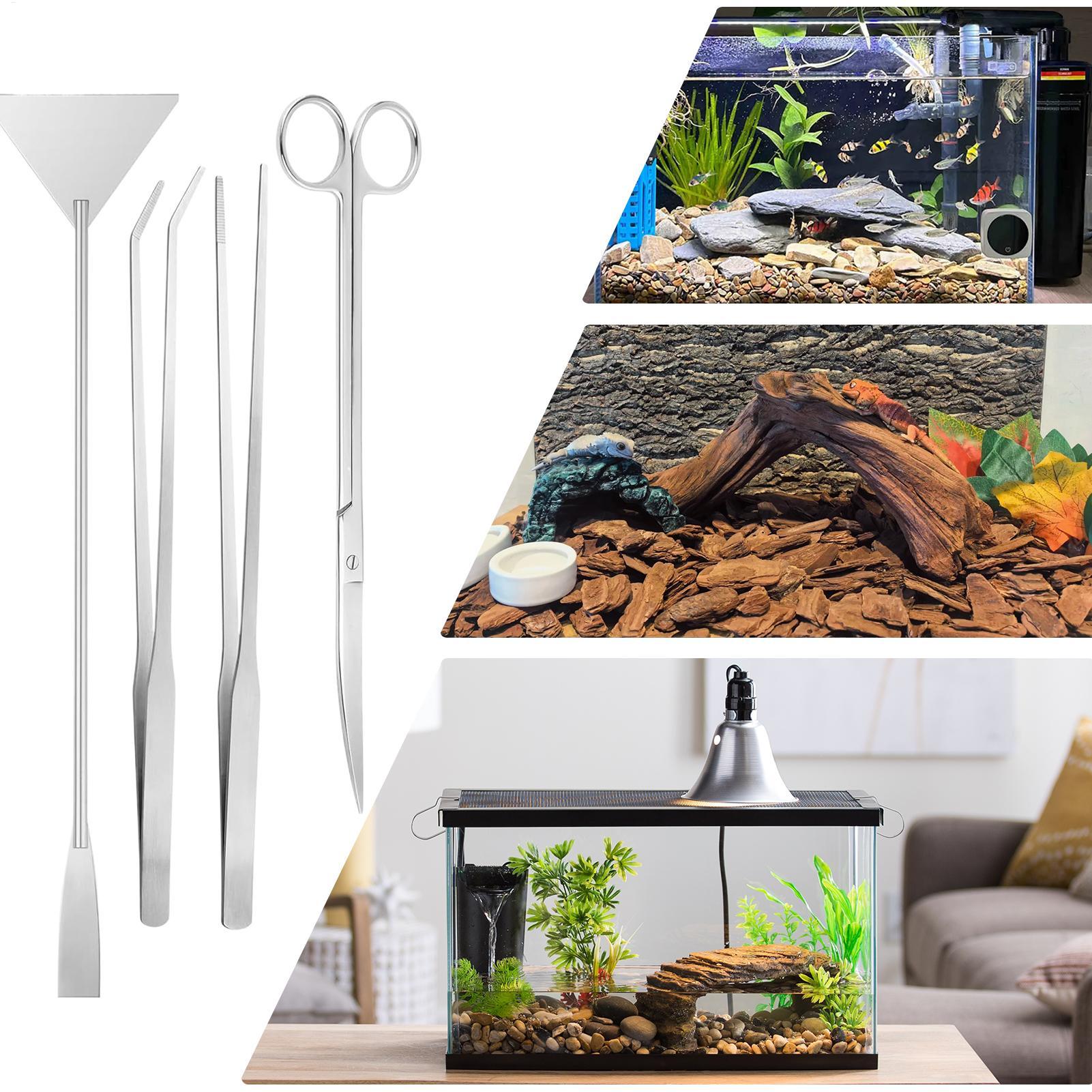 4pcs Aquarium Tool Kit Stainle - đánh giá và giá Planted Aquarium Tool Kit