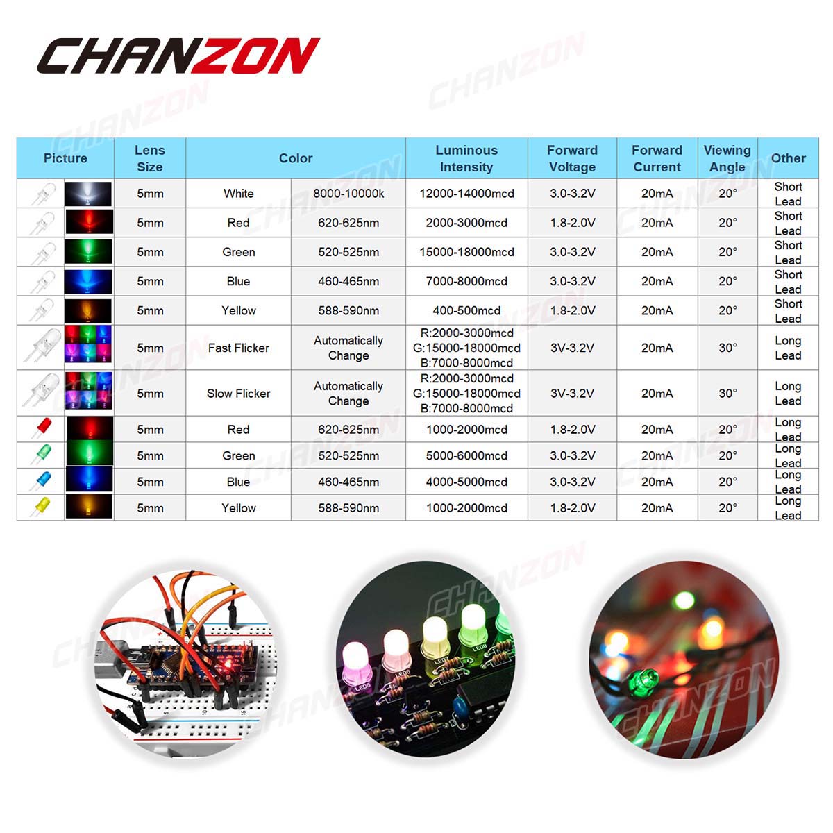 100 Viên 5Mm Led Diode Nhấp Nh - đánh giá và giá Ludwigia Super Red