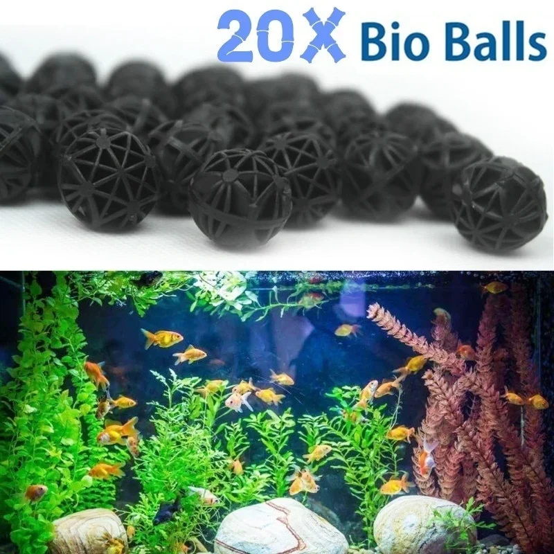 20Pcs 16mm Aquarium Bio Balls  - đánh giá và giá Planted Aquarium Fertilizer