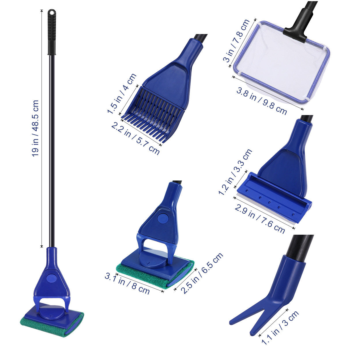 Fish Tank Cleaning Kit Aquariu - đánh giá và giá Planted Aquarium Tool Kit