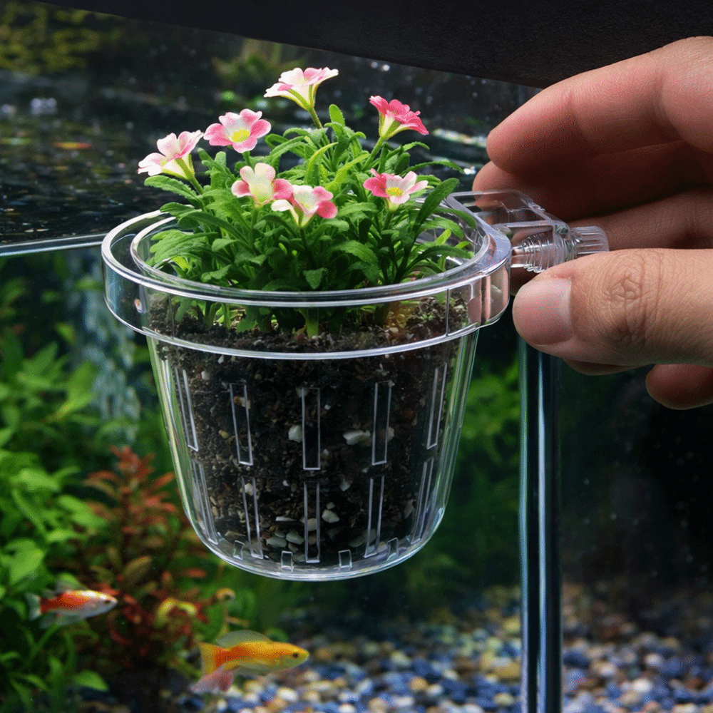 Transparent Fish Tank Grass Cu - đánh giá và giá Aquarium Planted Wall